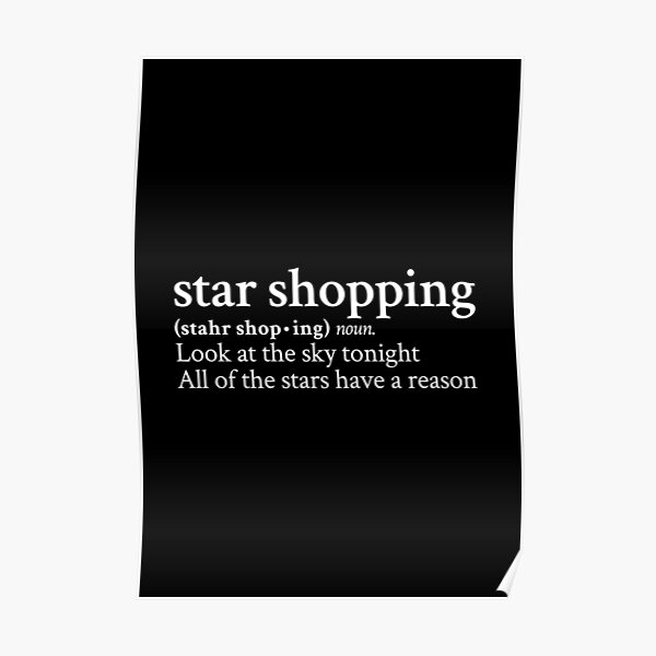 Star shopping by Lil Peep Poster RB1510 product Offical Lil Peep Merch
