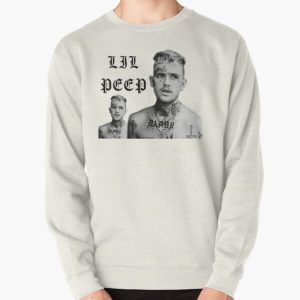 lil peep black and white  Pullover Sweatshirt RB1510 product Offical Lil Peep Merch