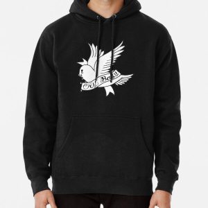 Lil Peep Cry Baby Bird holding Banner Pullover Hoodie RB1510 product Offical Lil Peep Merch