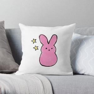 BEST TO BUY - Lil Peep Bunny Throw Pillow RB1510 product Offical Lil Peep Merch
