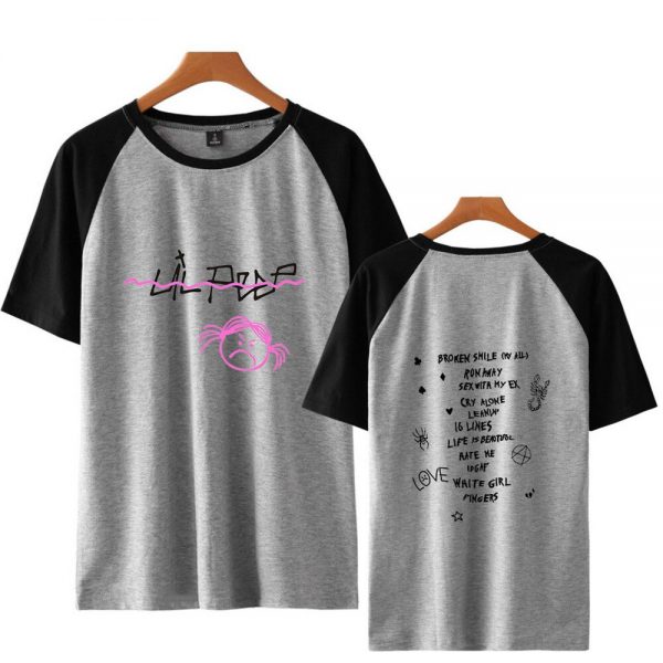 Lil Peep T Shirt Casual Hip Hop Short Sleeve Men Women T shirt Rapper Hell Boy 5 - Lil Peep Store