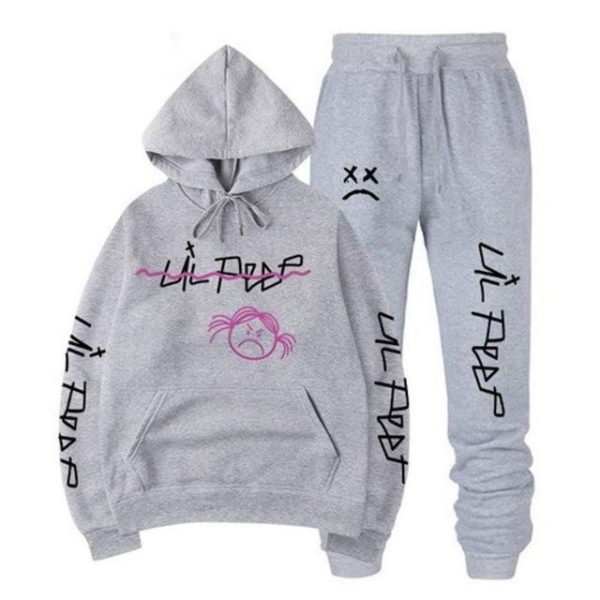 angry girl hoodie &amp sweatpants 6841 - Lil Peep Store