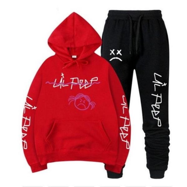 angry girl hoodie &amp sweatpants 7143 - Lil Peep Store