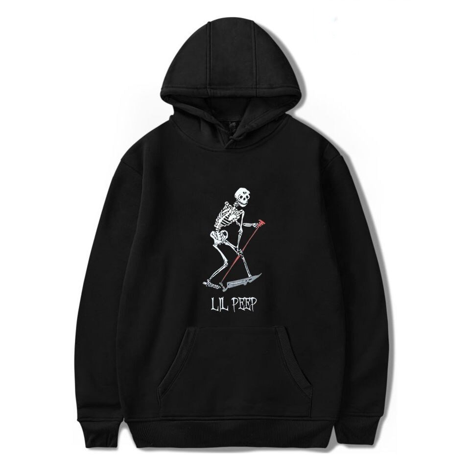 black og skeleton hoodie 6945 - Lil Peep Store