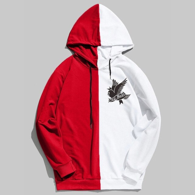 dual color crybaby hoodie 2628 - Lil Peep Store