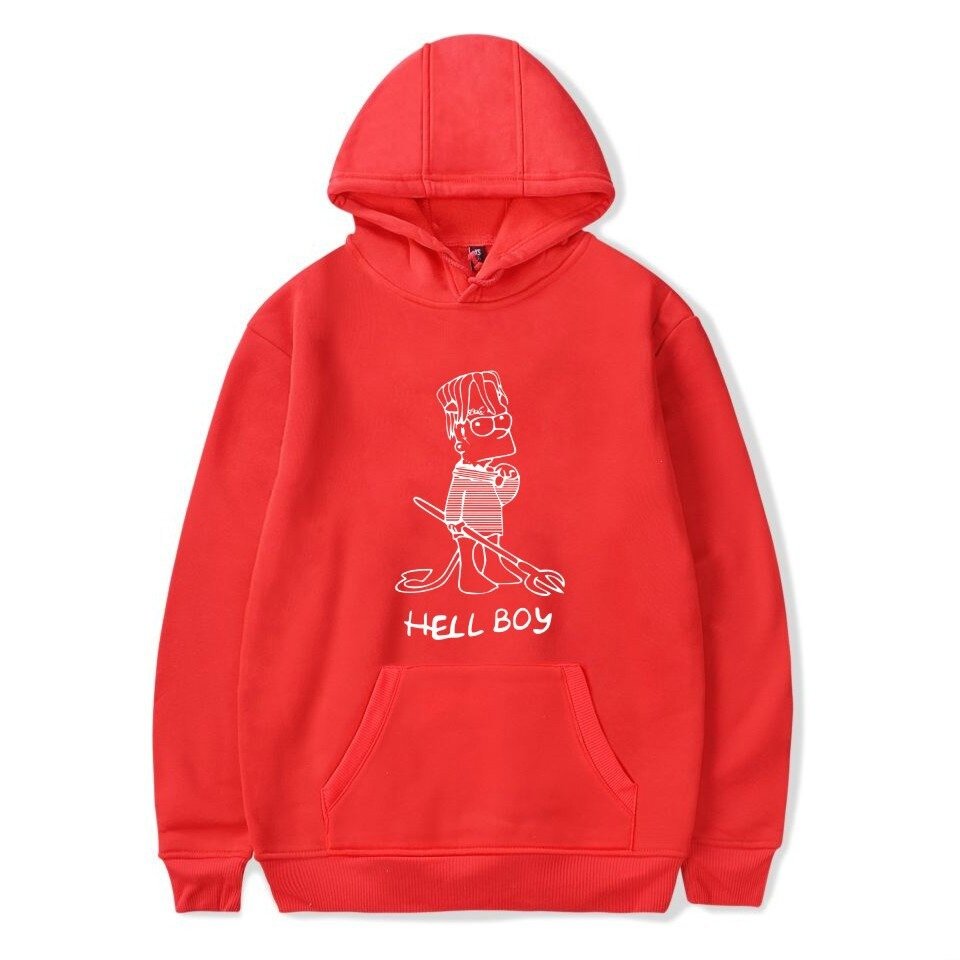 hellboy pullover hoodie 3046 - Lil Peep Store