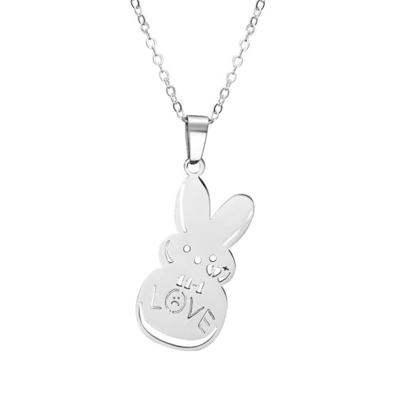 kpop lil peep love rabbit pendant necklaces 1398 - Lil Peep Store