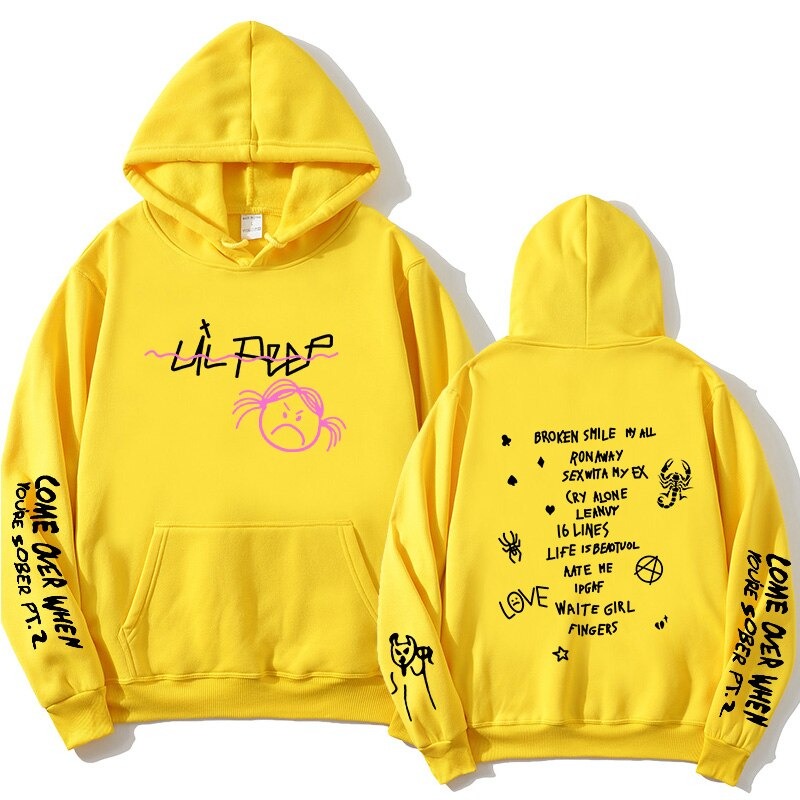 lil peep cry baby album hoodie 7086 - Lil Peep Store