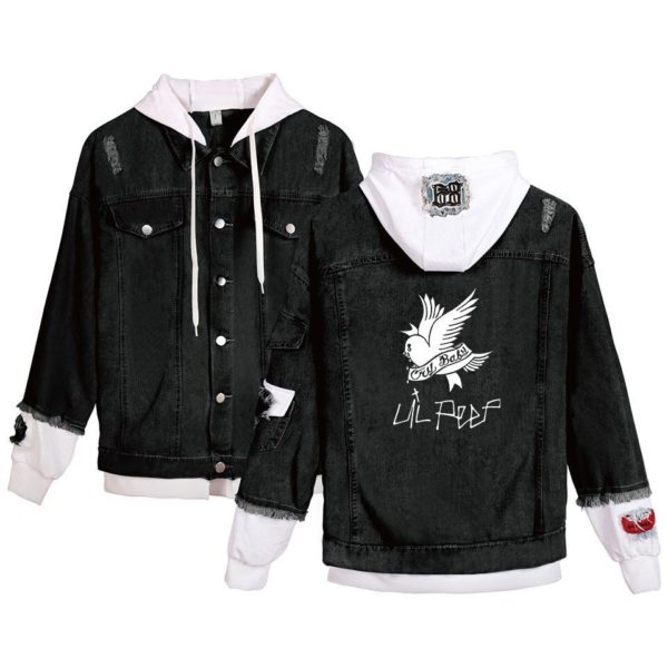 lil peep crybaby jean jacket 1697 - Lil Peep Store