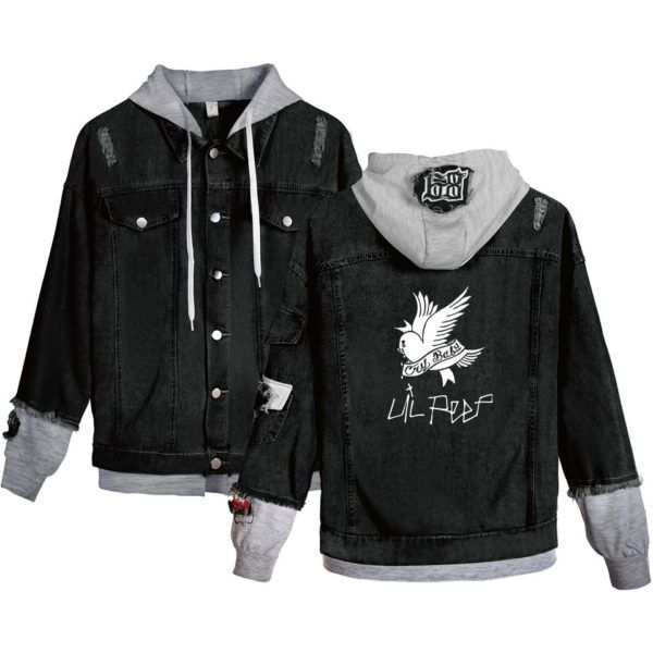 lil peep crybaby jean jacket 3688 - Lil Peep Store