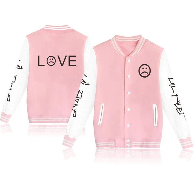lil peep love baseball jacket 7590 - Lil Peep Store