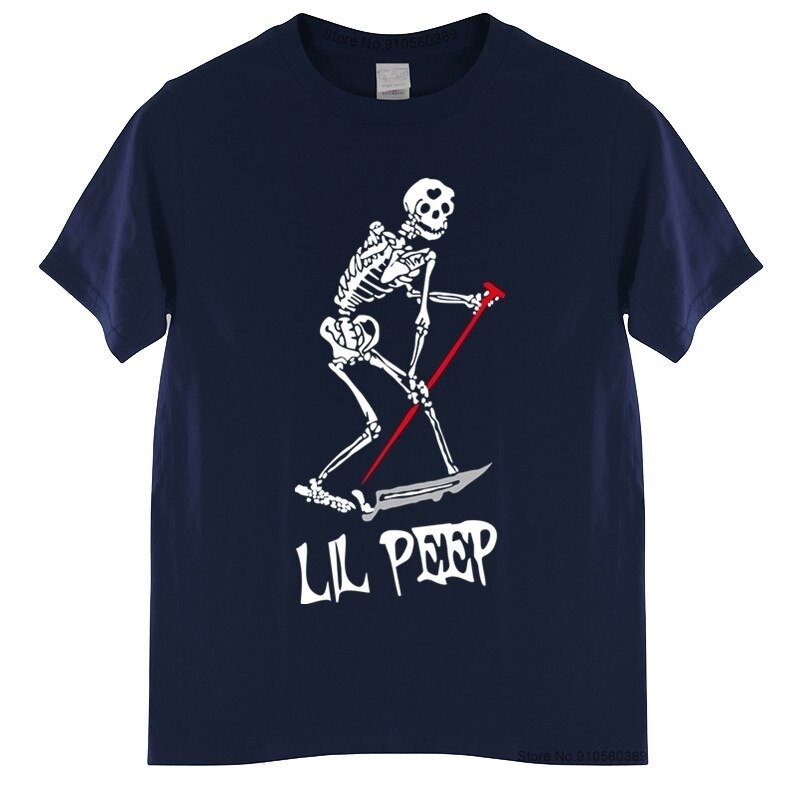 lil peep skeleton t shirt 4989 - Lil Peep Store
