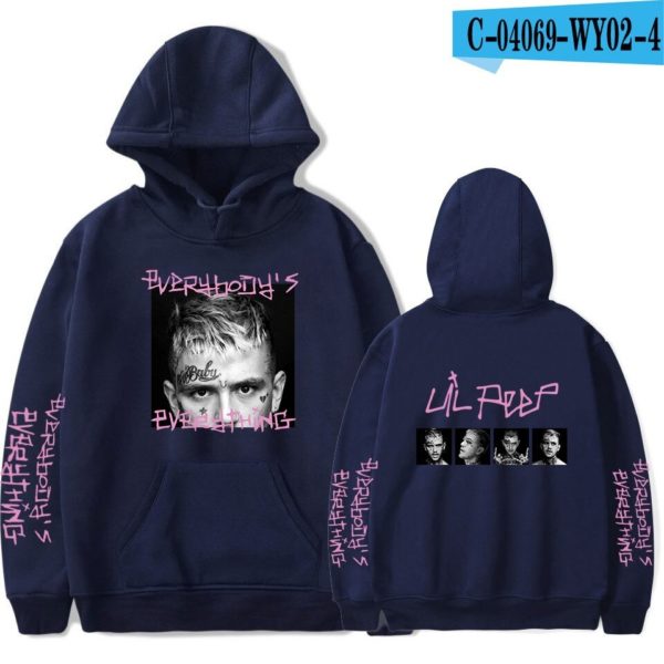 new lil peep black hoodies rap 6836 - Lil Peep Store