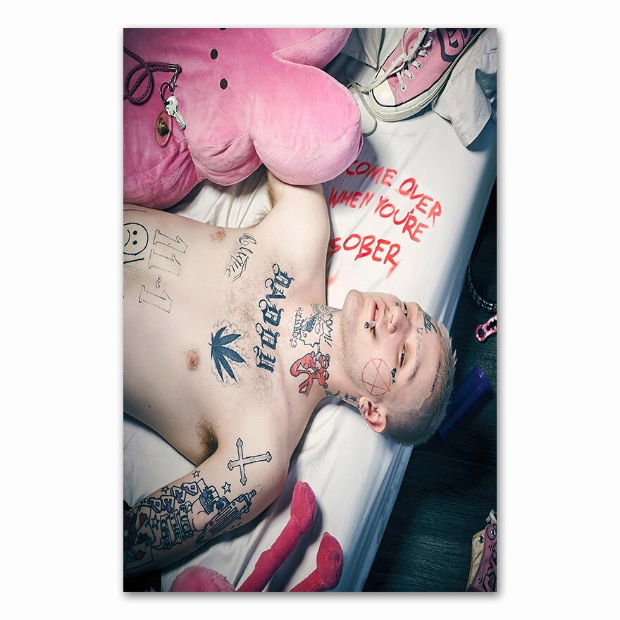 wall art modular hd printed pictures 3535 - Lil Peep Store