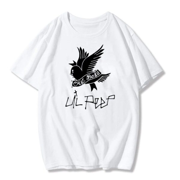white crybaby t shirt 7499 - Lil Peep Store